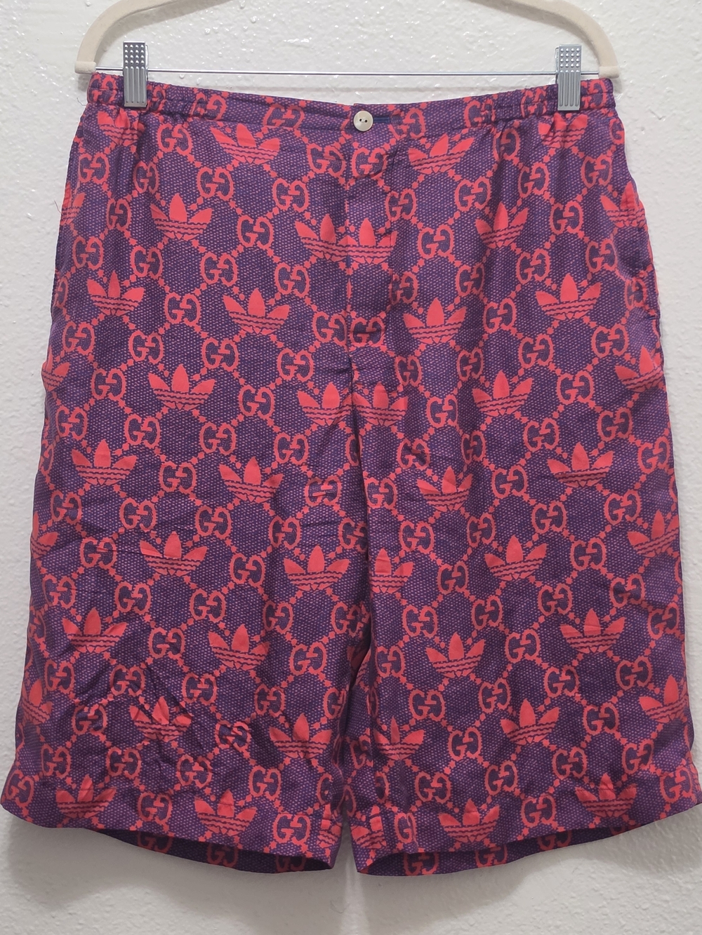 Gucci x Adidas Silk Shorts, M
